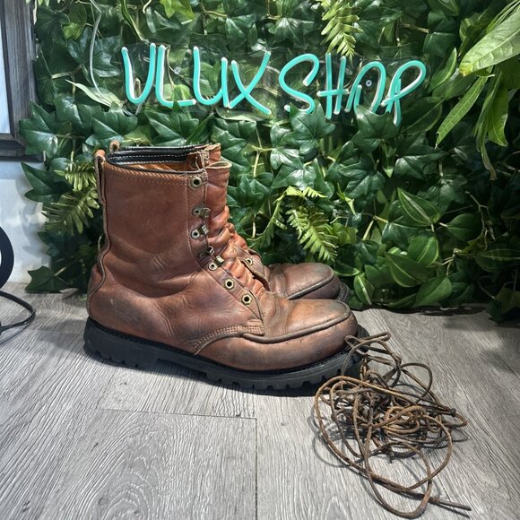 Vintage Logging x Vibram Montagnabloc Hiking/Mountaineering Boots Mens 10.5 M main image 10